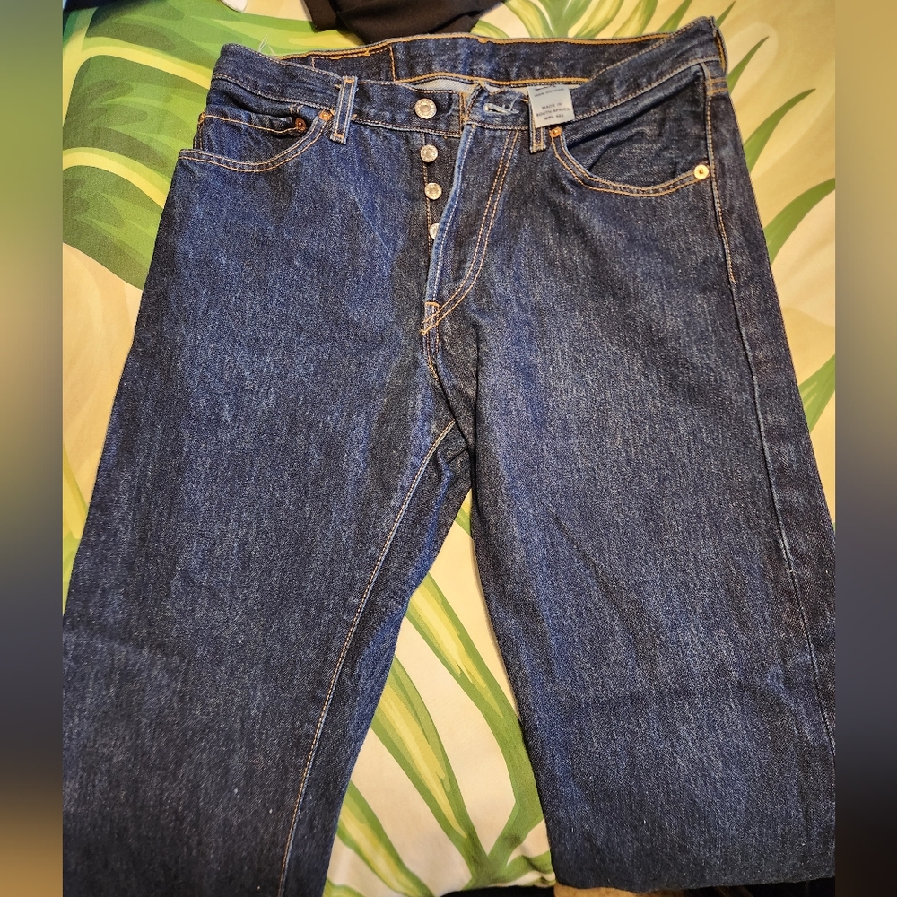 Men's Levi Strauss 501 Blue Denim Jeans